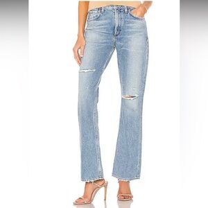 CITIZENS OF HUMANITY Libby Relaxed Bootcut Jeans size 29 Seventeen Wash Distress